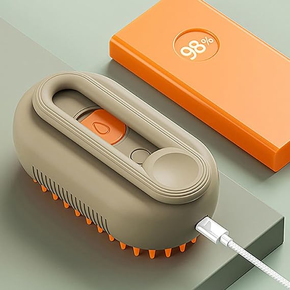 Cepillo Vapor Pro 3 en 1 para Perros y Gatos
